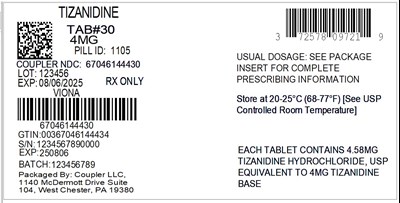Label (72578 Tizanidine 4mg)